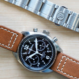 BELL & ROSS Vintage 126 Military Watch Automatic Chronograph Wristwatch - 126.A-S12199 Double Box & Papers