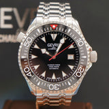 GEVRIL Hudson Yards Automatic Diver Watch Model 48800 325/500 Display Back - B&P