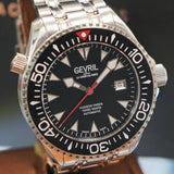 GEVRIL Hudson Yards Automatic Diver Watch Model 48800 325/500 Display Back - B&P