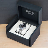 GEVRIL Hudson Yards Automatic Diver Watch Model 48800 325/500 Display Back - B&P