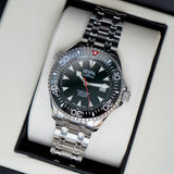 GEVRIL Hudson Yards Automatic Diver Watch Model 48800 325/500 Display Back - B&P