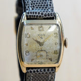 1953 ELGIN Watch Durapower 17 Jewels Grade 683 Wristwatch 10K GF Tonneau Case