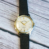 1965 Lord Elgin 23 Jewels 14K Gold Kearney & Trecker Dial 35mm Award Wristwatch