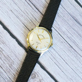 1965 Lord Elgin 23 Jewels 14K Gold Kearney & Trecker Dial 35mm Award Wristwatch