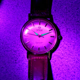 Vintage Omega Seamaster De Ville Automatic Watch 14K Gold Swiss Made Wristwatch