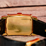 1951 Longines Dress Watch 14K Yellow Gold Fancy Lugs Swiss Made Wristwatch
