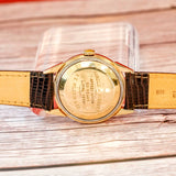 Vintage Girard Perregaux Gyromatic 14K Gold Watch 34mm Fancy Lugs Swiss Made