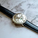 Vintage Lord Elgin 14K White Gold Automatic Watch Camcar Dial 35mm Award Wristwatch