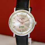 Vintage Lord Elgin 14K White Gold Automatic Watch Camcar Dial 35mm Award Wristwatch