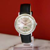 Vintage Lord Elgin 14K White Gold Automatic Watch Camcar Dial 35mm Award Wristwatch