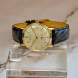 1953 Gruen Precision Watch Style 855 17 Jewels 14K Gold Wristwatch 32mm Swiss