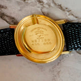 1953 Gruen Precision Watch Style 855 17 Jewels 14K Gold Wristwatch 32mm Swiss