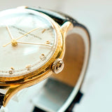 1942 Vacheron & Constantin Patrimony Watch Fancy Engraved Bezel 18K 35mm Cal. V454
