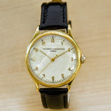 1942 Vacheron & Constantin Patrimony Watch Fancy Engraved Bezel 18K 35mm Cal. V454