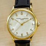 1942 Vacheron & Constantin Patrimony Watch Fancy Engraved Bezel 18K 35mm Cal. V454