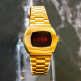 2020 Hamilton PSR LE Watch H52424130 Digital Quartz 41mm Gold S.S. 2-Box & Papers