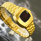 2020 Hamilton PSR LE Watch H52424130 Digital Quartz 41mm Gold S.S. 2-Box & Papers
