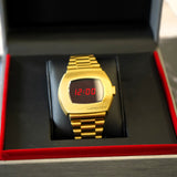 2020 Hamilton PSR LE Watch H52424130 Digital Quartz 41mm Gold S.S. 2-Box & Papers