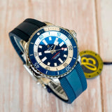 Breitling Superocean Automatic 46 Watch A17378 Chronometer Blue Dial - Box & Papers!