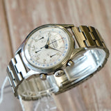 Vintage Wittnauer Professional Chronograph Watch Valjoux 72 36mm S.S. Swiss Made Wristwatch