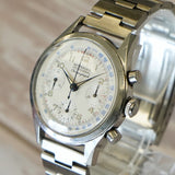 Vintage Wittnauer Professional Chronograph Watch Valjoux 72 36mm S.S. Swiss Made Wristwatch