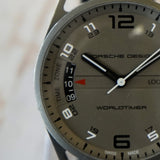 Porsche Design Worldtimer Automatic Watch P'6750 Date 45mm Titanium  Swiss Made Wristwatch