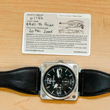 Bell & Ross Automatic Chronograph Watch BR0194-BL-ST Date 46mm S.S. - ALL Original 2-Box & Papers
