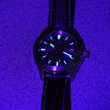 Orient Mako 40 Automatic Watch RA-AC0Q07V30B Purple Dial Date Diver Wristwatch 200m Water Resistant