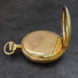 1911 Elgin Pocket Watch 6s Hunter Case GF Grade 295 15 Jewels Roman Numerals USA