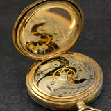 1911 Elgin Pocket Watch 6s Hunter Case GF Grade 295 15 Jewels Roman Numerals USA