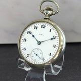 1922 Elgin Pocket Watch 18s Open face Grade 228 7 Jewels U.S.A. Manual-wind