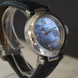 Vintage Cartier Pasha Automatic Watch 1030 1 35mm Original Bracelet