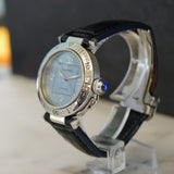 Vintage Cartier Pasha Automatic Watch 1030 1 35mm Original Bracelet