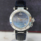 Vintage Cartier Pasha Automatic Watch 1030 1 35mm Original Bracelet