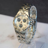 Vintage Zodiac Marine Life Professional Chronograph Watch Date 37mm ALL S.S. Original Bracelet - 5313-0468