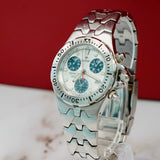 Vintage Zodiac Marine Life Professional Chronograph Watch Date 37mm ALL S.S. Original Bracelet - 5313-0468