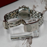 Vintage Zodiac Marine Life Professional Chronograph Watch Date 37mm ALL S.S. Original Bracelet - 5313-0468