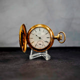 1911 Elgin Pocket Watch 6s Hunter Case GF Grade 295 15 Jewels Roman Numerals USA