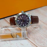 Orient Mako 40 Automatic Watch RA-AC0Q07V30B Purple Dial Date Diver Wristwatch 200m Water Resistant