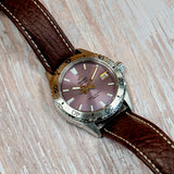 Orient Mako 40 Automatic Watch RA-AC0Q07V30B Purple Dial Date Diver Wristwatch 200m Water Resistant