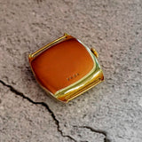 Vintage IWC 18K Gold Watch Cal. C83 28mm Cushion Case Black Dial Wristwatch