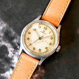 1944 WWII Omega U.S. Army Watch 2384-1 35mm 16 Jewels Military Swiss Wristwatch