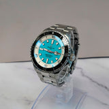 Breitling Superocean Automatic Watch A17376 Chronometer Turquoise Dial 44mm ALL S.S.