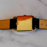 1948 Longines 14K Gold Tank Case 17 Jewels Cal. 10L Swiss 26mm Wristwatch