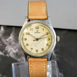1944 WWII Omega U.S. Army Watch 2384-1 35mm 16 Jewels Military Swiss Wristwatch