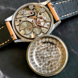 1944 WWII Omega U.S. Army Watch 2384-1 35mm 16 Jewels Military Swiss Wristwatch