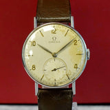 1944 Omega Jumbo Watch 35mm 15 Jewels Cal. 30T2 Ref. 2338/2 Wristwatch S.S.