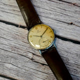 1944 Omega Jumbo Watch 35mm 15 Jewels Cal. 30T2 Ref. 2338/2 Wristwatch S.S.