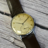 1944 Omega Jumbo Watch 35mm 15 Jewels Cal. 30T2 Ref. 2338/2 Wristwatch S.S.