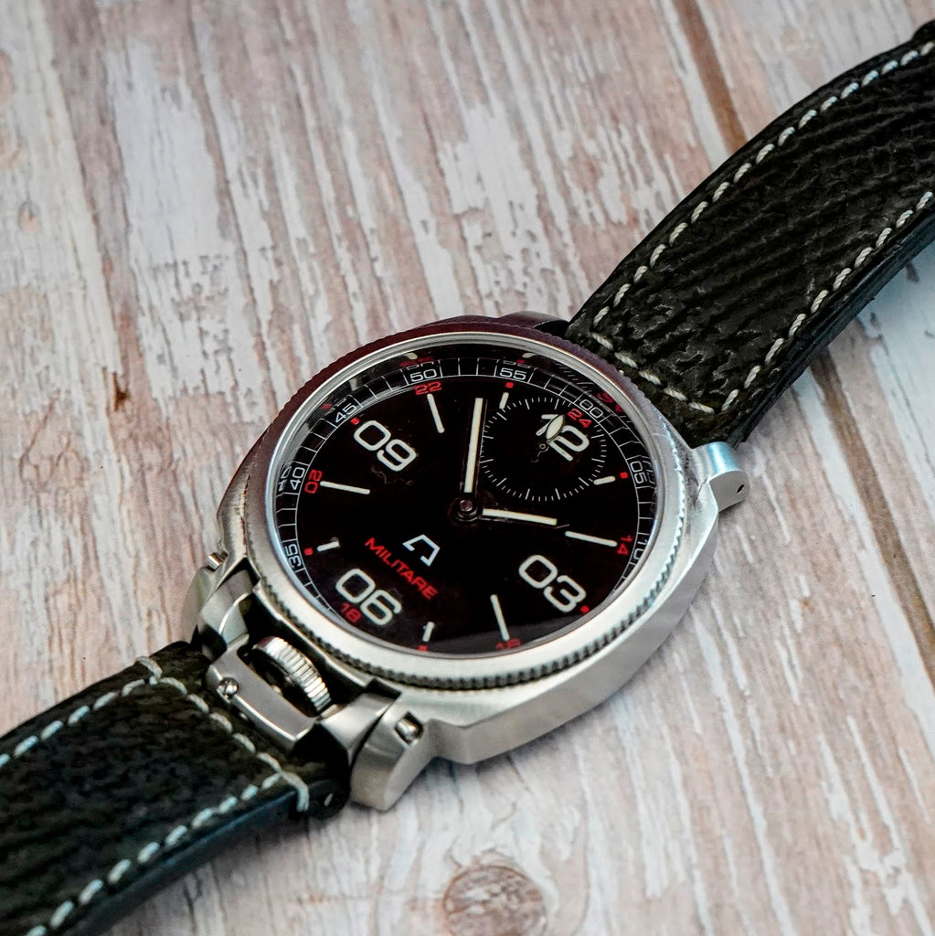 Anonimo Militare Watch 43mm Mod. 2004 Opera Meccana Wristwatch Black D ...